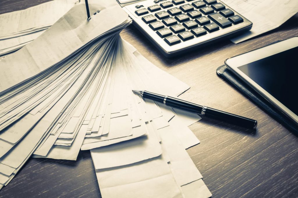 financial-planning-bills-and-receipts